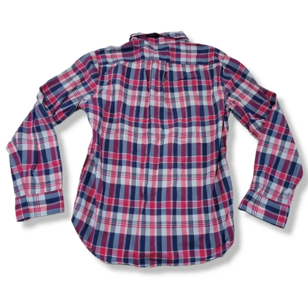 J.Crew Shirt Size Medium Quality Woven Shirts Tailored By J Crew Plaid Button Up